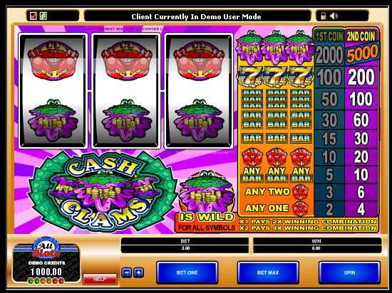 cash-clams-microgaming